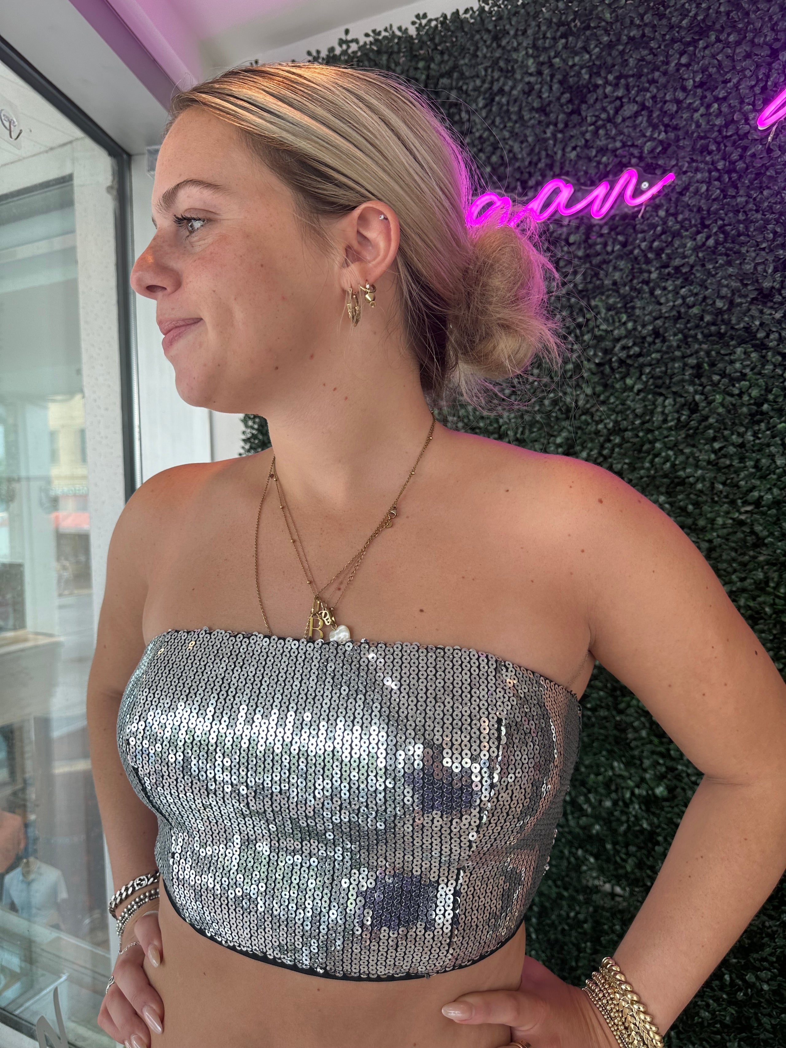DISCO TUBE TOP Morgan Rae Boutique